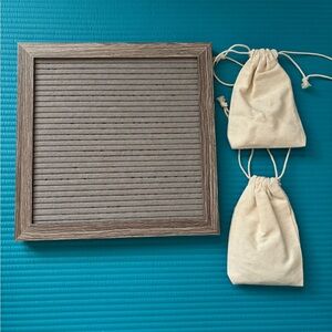 Like New Felt Letterboard 10”x10”